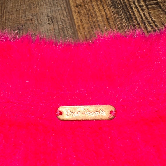 Hot Pink Free People sweater! - Picture 2 of 3